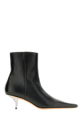 Black Nappa Leather Ankle Boots - Marni - Modalova