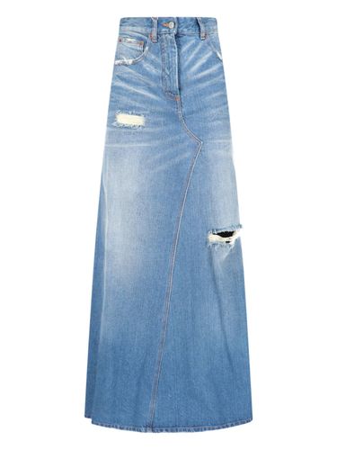 Maxi Denim Skirt - MM6 Maison Margiela - Modalova