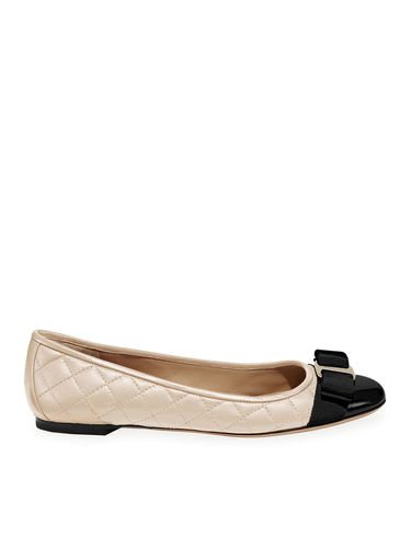 Ferragamo Quilted Varina Ballerina - Ferragamo - Modalova