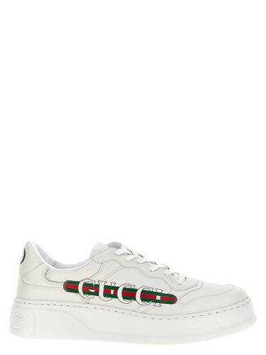 Gucci Logo Print Sneakers - Gucci - Modalova