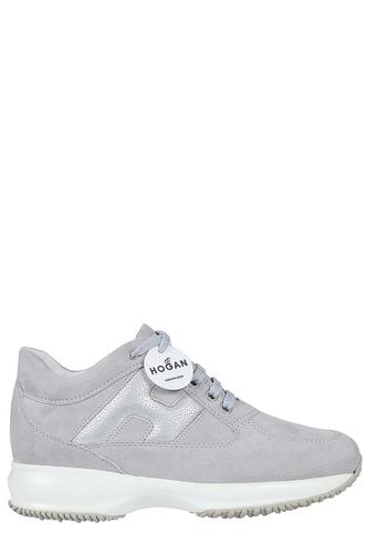 Interactive Round Toe Lace-up Sneakers - Hogan - Modalova