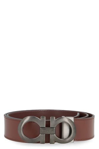 Ferragamo Reversible Leather Belt - Ferragamo - Modalova