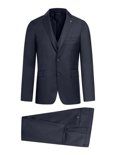 Tailored Wool Suit With Vest - Tagliatore - Modalova