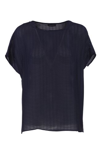 Short-sleeved Boxy Shirt - Emporio Armani - Modalova