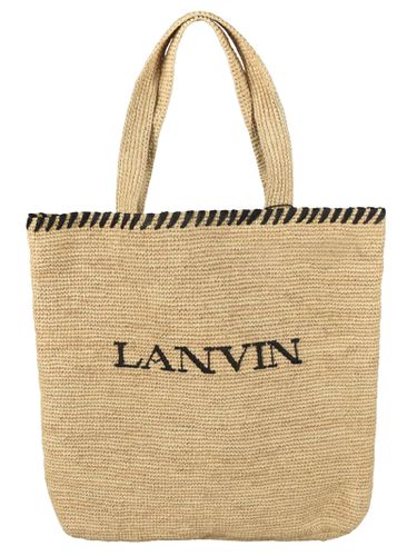 Lanvin Logo Shopping Bag - Lanvin - Modalova