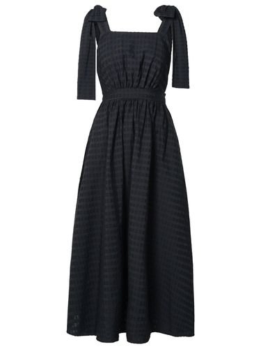 Square Neck Striped Flare Dress - MSGM - Modalova