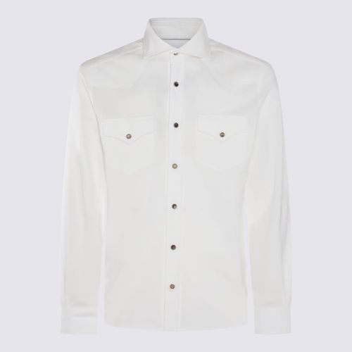 White Cotton Shirt - Brunello Cucinelli - Modalova
