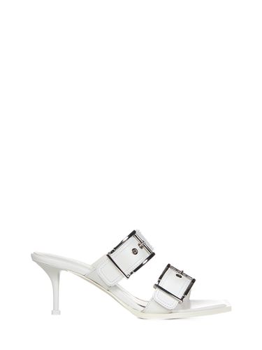 Buckle-detailed Heeled Sandals - Alexander McQueen - Modalova