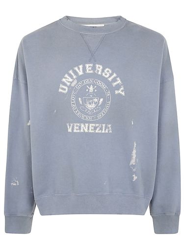 Journey Unisex Crew Neck Vintage College Print Sweatshirt - Golden Goose - Modalova