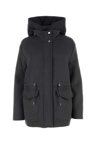 Moorer Charcoal Wool Blend Coat - Moorer - Modalova