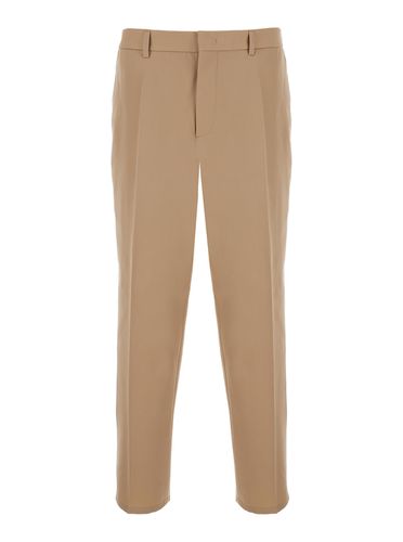 Pants With Elastic Waistband In Wool Man - Jil Sander - Modalova