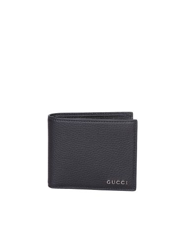 Gucci Piuma Black Bi-fold Wallet - Gucci - Modalova