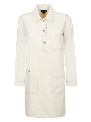 A. P.C. Robe Aurelia Long-sleeved Dress - A.P.C. - Modalova