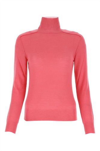 Dark Pink Cashmere Sweater - Bottega Veneta - Modalova