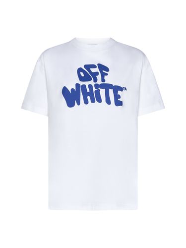 Off-White 70s Type Logo T-shirt - Off-White - Modalova