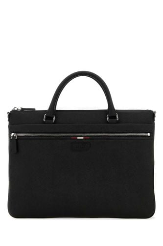 Black Leather Patricio Handbag - Bally - Modalova