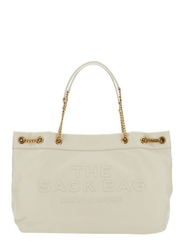 The Sack Bag Shoulder Bag With Logo Embossed On The Front In Leather Woman - Marc Jacobs - Modalova