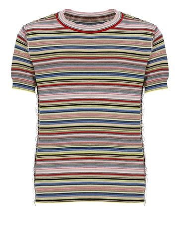 Maison Margiela Stripe Knit T-shirt - Maison Margiela - Modalova