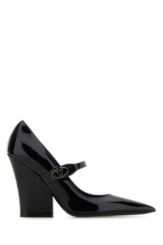 Black Leather Pumps - Valentino Garavani - Modalova