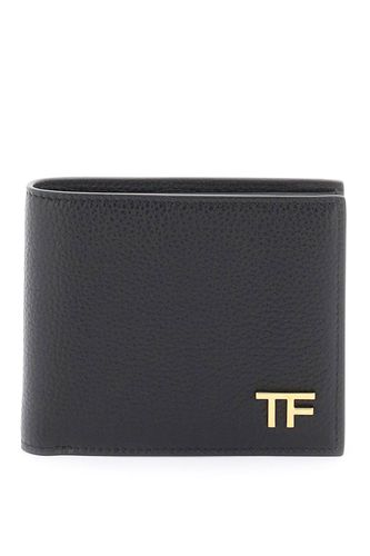 Tom Ford Leather Flap-over Wallet - Tom Ford - Modalova