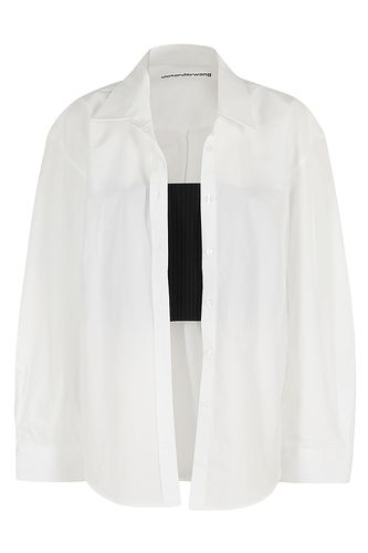 Alexander Wang White Poplin Shirt - Alexander Wang - Modalova