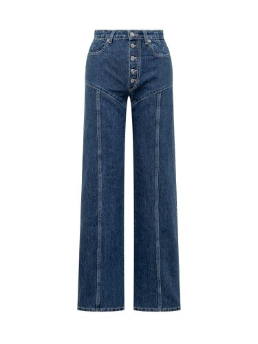 Marine Serre Deadstock Denim Jeans - Marine Serre - Modalova