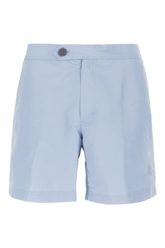 Powder Blue Polyester Swimming Shorts - Brunello Cucinelli - Modalova