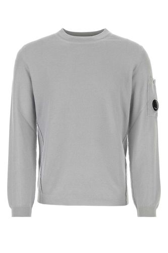 C. P. Company Grey Cotton Sweater - C.P. Company - Modalova