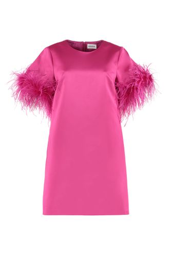 Parosh Feather Dress - Parosh - Modalova