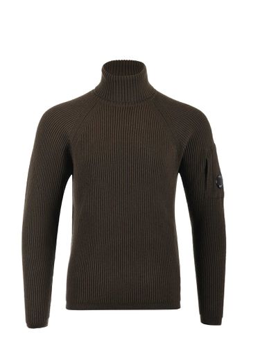 C. p. Company Ribbed Wool Blend Turtleneck - C.P. Company - Modalova