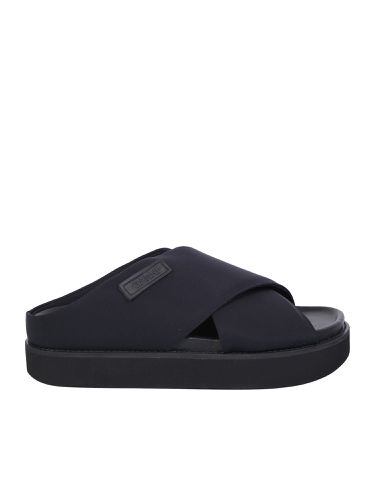 Ganni Black Platform Slide - Ganni - Modalova