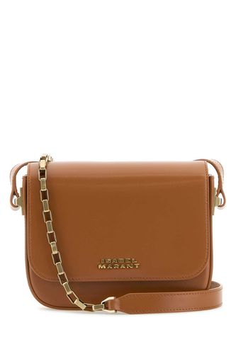 Biscuit Leather Small Lizza Crossbody Bag - Isabel Marant - Modalova