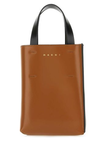 Two-tone Leather Nano Museo Handbag - Marni - Modalova