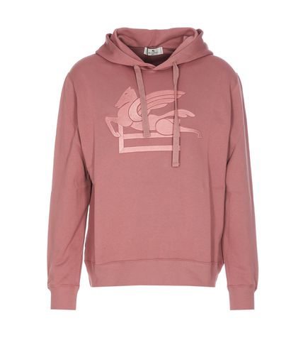 Etro Embroidered Pegaso Logo Hoodie - Etro - Modalova