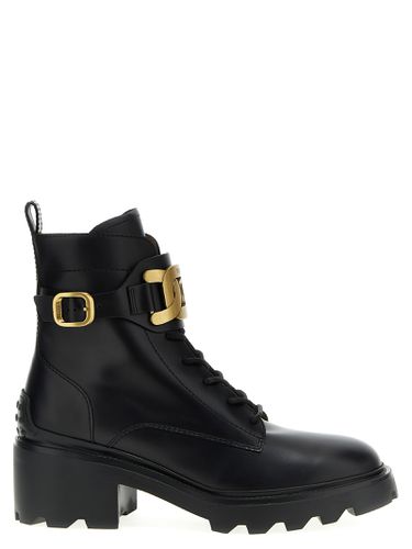 Lace-up Ankle Boots In Leather - Tod's - Modalova