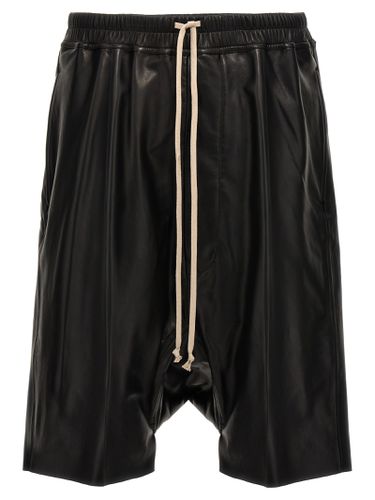 Rick Owens Leather Bermuda Shorts - Rick Owens - Modalova