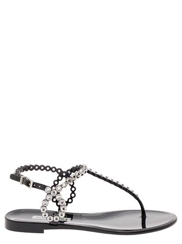 Almost Bare Sandal With Crystals - Aquazzura - Modalova