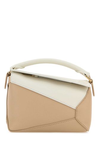 Bicolor Leather Mini Puzzle Edge Handbag - Loewe - Modalova