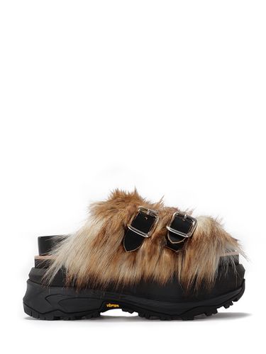 Sacai Faux Fur Sandals - Sacai - Modalova