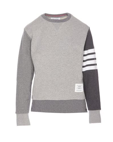 Pullover W/engineered 4-bar In Funmix - Thom Browne - Modalova