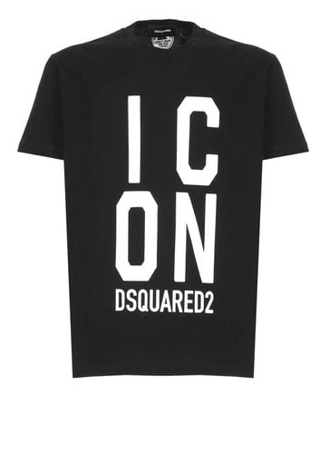 Dsquared2 Logo Cotton T-shirt - Dsquared2 - Modalova