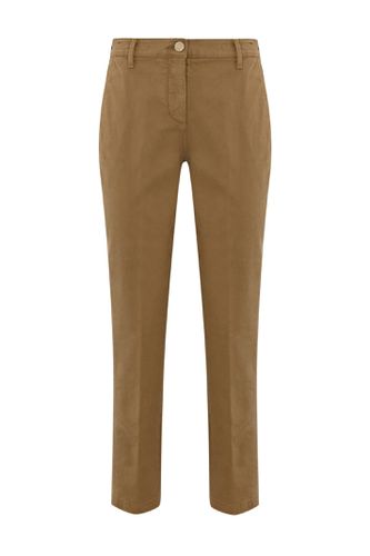 Rosa Chino Trousers In Brown Cotton - Hand Picked - Modalova