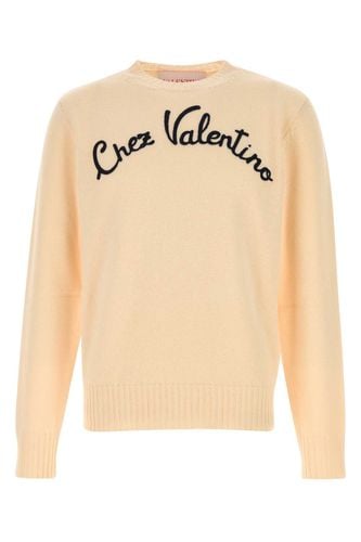 Valentino Cream Wool Sweater - Valentino - Modalova