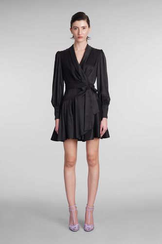 Zimmermann Dress In Black Silk - Zimmermann - Modalova