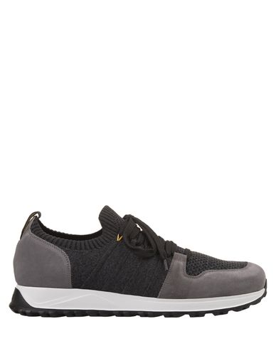 And Black Leather And Fabric Sneakers - Doucal's - Modalova