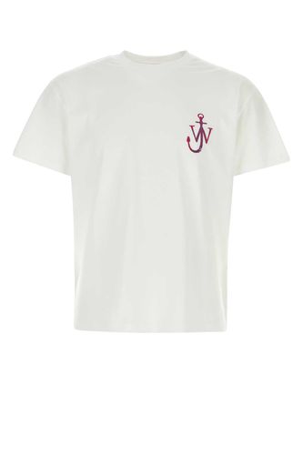 J. W. Anderson White Cotton T-shirt - J.W. Anderson - Modalova