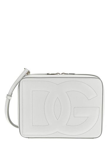Medium Calfskin Camera Bag With Logo - Dolce & Gabbana - Modalova