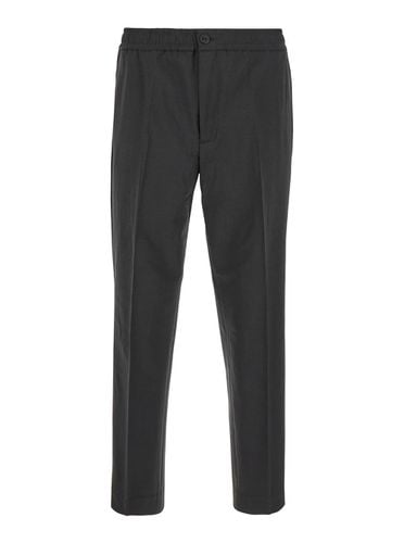 Larin Pants With Elastic Waistband In Tech Fabric Man - Theory - Modalova