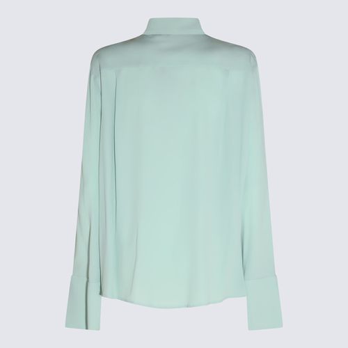 Federica Tosi Green Silk Shirt - Federica Tosi - Modalova