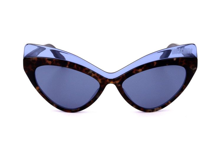 Double Cat-eye Frame Tinted Sunglasses - Moschino - Modalova